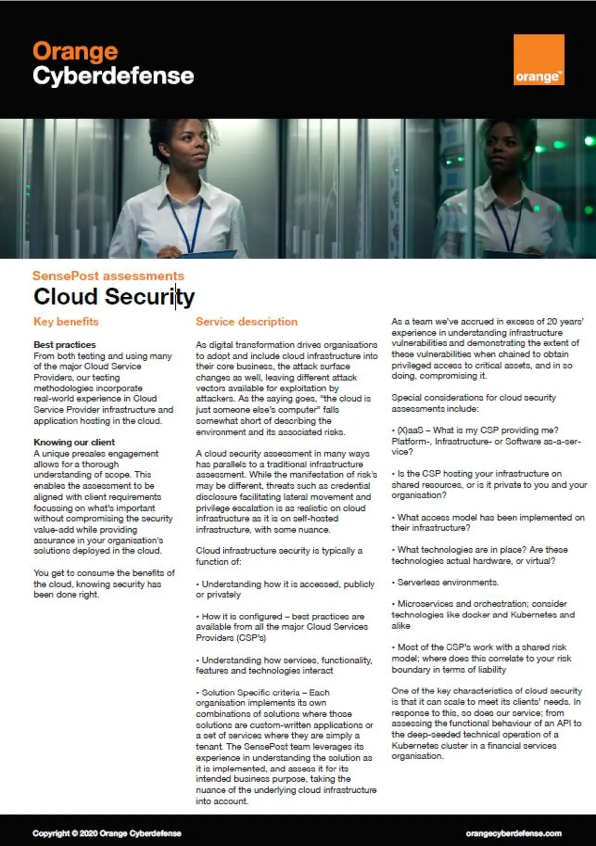 Fiche explicative sur Cloud Security