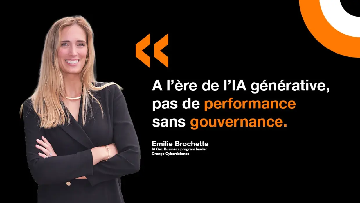 Emilie_Brochette_et_les_risques_de_l_IA_générative. Emilie Brochette, experte de l'IA, évoque les risques liés à la Gen AI.