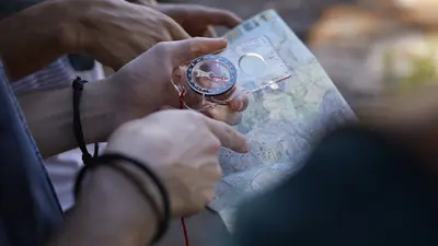 Looking at map