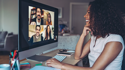 Woman screen