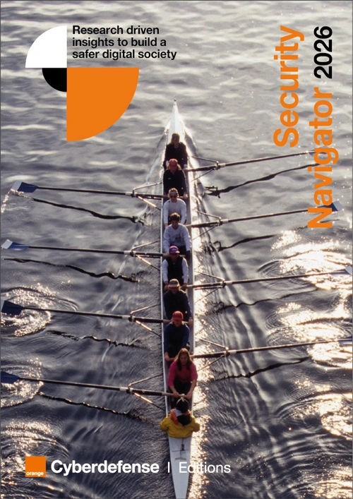 Couverture du Rapport Security Navigator publié par Orange Cyberdefense