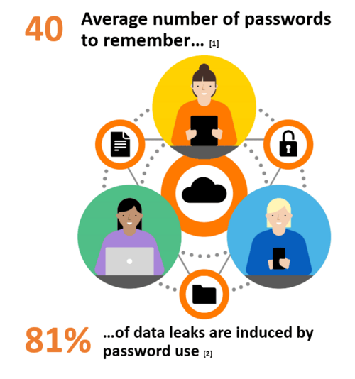 An illustration that highlights the importance of strong password management in cybersecurity.
