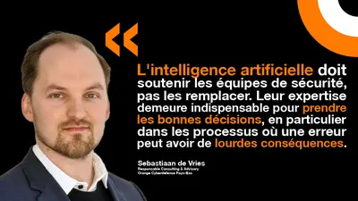 Sebastiaan de Vries, Responsable Consulting & Advisory chez Orange Cyberdefense Pays-Bas sur Mythos AI d'Anthropic. Sebastiaan de Vries d'Orange Cyberdefense Pays-Bas analyse l'impact de Mythos Anthropic sur la cybersécurité des entreprises.