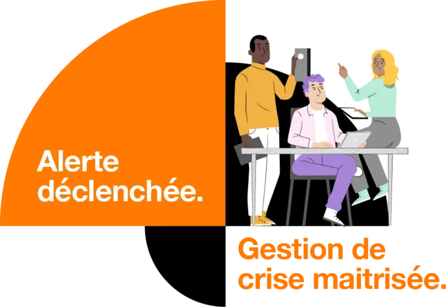 icône illustrant une alerte enclenchée