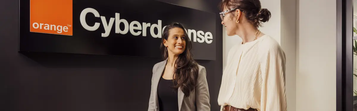 Two people of Orange Cyberdefense