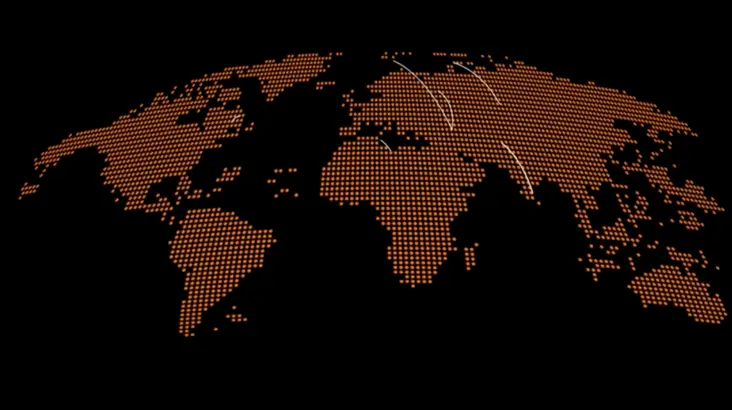 Afbeelding wereldkaart